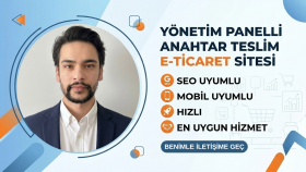 anahtar teslim, ekonomik ve hızlı e-ticaret sitesi yaparım