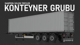 Konteyner Kılçık Damper Treyler Tasarımı