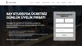 Say Studio Web Sitesi