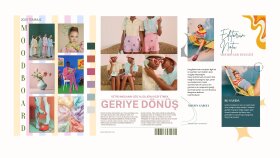 Retro Moda Dergisi Tasarımı