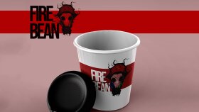 FireBean Kahve Şirketi Logo Çalışması