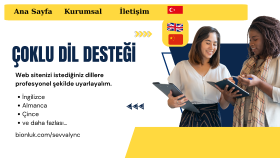 web sitenize profesyonel dil desteği ekleyebilirim