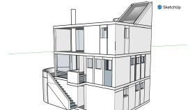 Sketchup ile 3D mimari modelleme yaparım