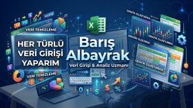 her türlü veri girişi işini yapabilirim