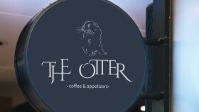 The Otter coffee logo tasarımı