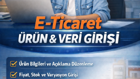 e-ticaret sayfalarınıza ürün ekleme yapabilirim