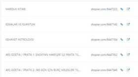 Astrogoetika markanın Shopier Sitesine Girişi Yapıldı