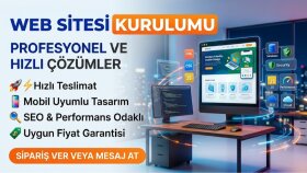 profesiyonel web sitenizi tasarlarım