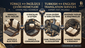 İngilizce belgelerinizi Türkçeye çeviririm