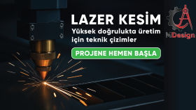 lazer kesim ve 3 eksen CNC için çizimlerinizi yapabilirim