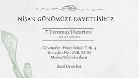 Davetiye Tasarımı