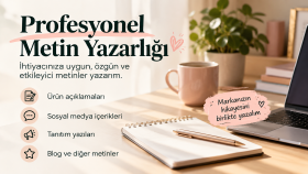 özgün ve etkileyici metinler yazarım