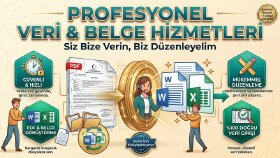 PDF ve belgelerinizi Word veya Excel'e düzenli aktarabilirim