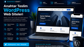 anahtar teslim profesyonel web sitesi yapabilirim