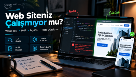 PHP veya web sitenizdeki hataları profesyonelce düzeltirim