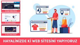 web sitenizi anahtar teslim şeklinde yaparım