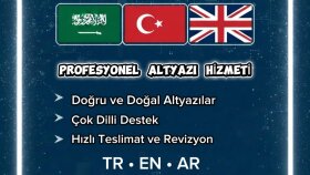 Arapça Türkçe ve İngilizce profesyonel çeviri yaparım