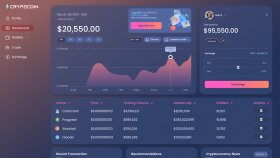 Web Cryptocurrency Dashboard