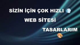 basit ve oldukça hızlı web sitesi tasarlayıp teslim ederim