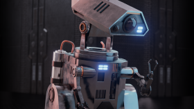 Sci Fi Robot animation