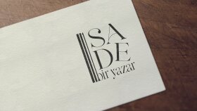 Sade Bir Yazar logo tasarımı