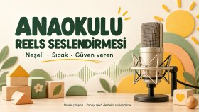 anaokulu ve kreş videolarınızı Türkçe seslendiririm