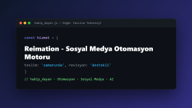 Reimation - Sosyal Medya Otomasyon Motoru