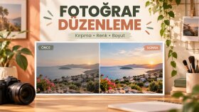 fotoğraflarınızda temel düzenlemeler yaparım
