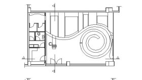 AutoCAD mağaza tasarımı proje çizimi
