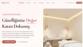 Güzellik Merkezi Web Sitesi | Premium Tasarım