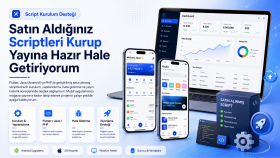 hazır aldığınız scriptleri kurabilirim