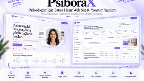 psikologlar için PsiboraX web sitesi kuruyorum