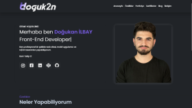 Kendim için tasarladığım ve şuan da kodladığım Web Sitem