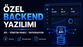 işinize özel backend, API ve yönetim paneli geliştiririm