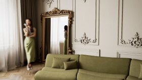 Modern Klasik Salon Tasarımı | 3d Modelleme ve Render