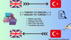 İngilizce/Türkçe herhangi bir çeviriyi yaparım