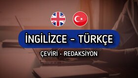 İngilizce-Türkçe çevirilerinizi yapabilirim
