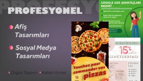sizin için kaliteli reklam afişleri, banner, post tasarlarım