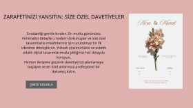Özel Günleriniz İçin Modern ve Şık Dijital Davetiye Tasarımı