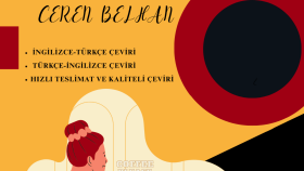 İngilizce ve Türkçe çeviriler yapıyorum