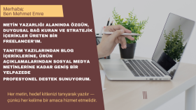 Profesyonel Metin Yazarı – Hikaye Anlatan Kelimeler