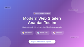 profesyonel şekilde anahtar teslim web sitesi yaparım