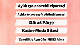 Kadın-Moda Sitesinden Premium Tanıtım Yazısı Hizmeti