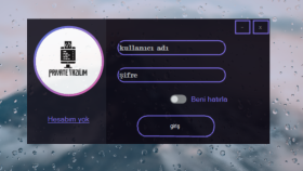 C# ile SQL destekli login ekranı