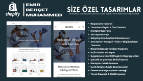 Modern/Satış Odaklı Tamamen Özel Shopify Mağaza Tasarımları