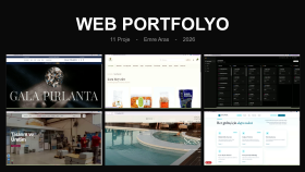  Full-Stack Web Geliştirme — 11 Proje Portfolyo 