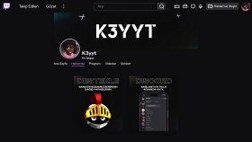 K3yyt Twitch Panel ve Profil Tasarımı