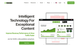 Ezoic ile web sayfanıza reklam entegrasyonu sağlarım