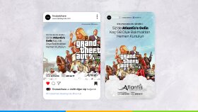 Atlantis Net Sosyal Medya Tasarımı