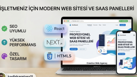 SEO uyumlu, hızlı ve modern web sitesi geliştiririm
